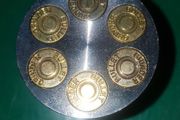 Revolver bullets design metal herb grinder