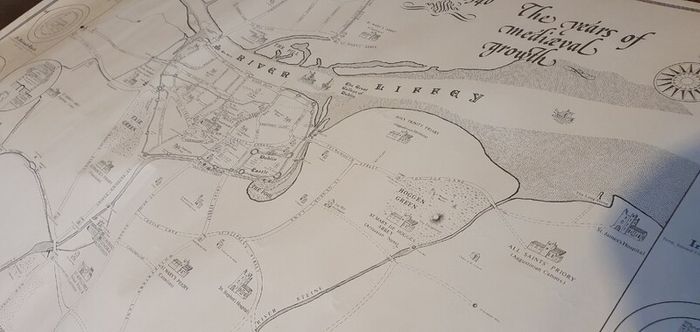 Map of Dublin city