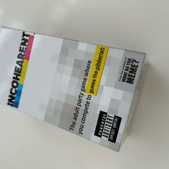 Incohearent adult game