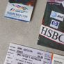 Hand signed Mark Weber Jaguar Racing photo and 2003 Australian Grand Prix Original Ticket Image 2