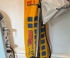 Floor cleaner with parts