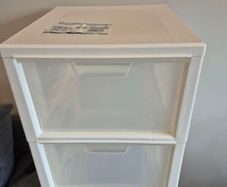 3 Drawer Plastic Storage Tower Unit