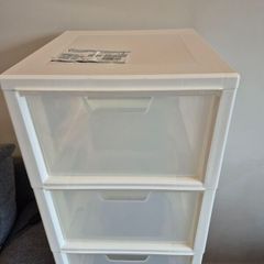 3 Drawer Plastic Storage Tower Unit