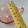 Vintage Pink glass creamer milk jug great condition. Image 4