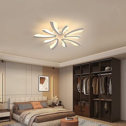 Ceiling Light Dimmable, LED Ceiling Lighting 48W 4000LM, 3000K-6500K, Acrylic Modern Lighting Fixture with Remote Control for Living Room Bedroom (FREE POSTAGE)