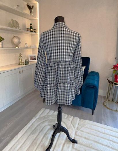 Ladies Black & White Check Dress from Zara. Size Xs UK 6 / EU 34