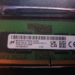 Micron 16gb 2 8gb Ddr4 3200 Laptop Ram