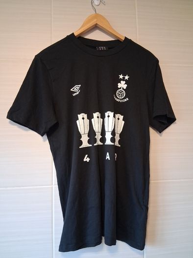Shamrock Rovers T Shirt. Official Umbro Four League Titles In A Row T Shirt. Collect In Dublin Or Receive Via Post.