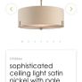 Semi-flush 3 bulb ceiling light Image 2