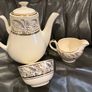 Alfred Meakin England  Coffee Set Pot, Sugar Bowl Creamer Image 2