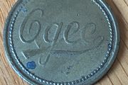 Antique Barber Token Ogee 1/9d