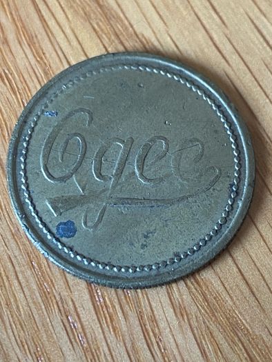 Antique Barber Token Ogee 1/9d