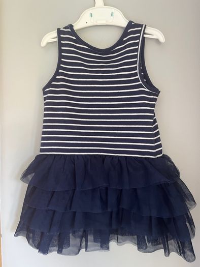 Target Australia navy girls sleeveless tutu dress Age 1 EUC