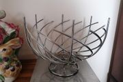 Large Chrome Fruit Basket