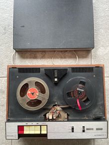 Vintage Philips Reel to Reel Tape Recorder