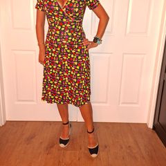 Brand NEW Joe Browns Fruity Floral Knee-Length Dress, size 8UK