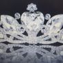 Bride's Designer Crystal Head piece Image 3