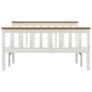 Bed Frame with 2 Drawers White Solid Pine Wood 120x200 cm Image 4