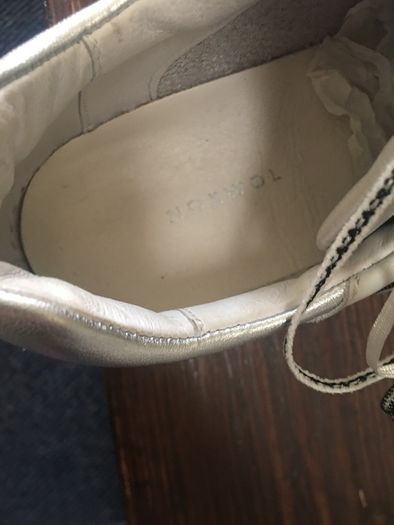 NOKWOL leather trainers, as new, uk7 , made in Italy