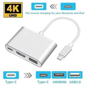 4K Type C USB-C HDMI Cable Adapter for Galaxy S20 S9 S10 S8 PLUS Macbook Huawei