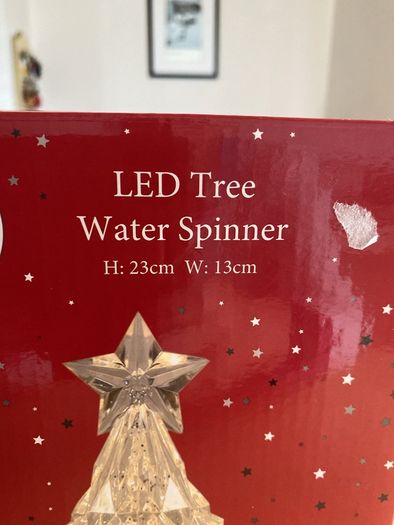 Christmas Decoration - LED Tree Water Spinner