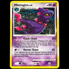 Mismagius Lv.33 7/100 Holo Rare Diamond and Pearl Stormfront DP Pokemon Card