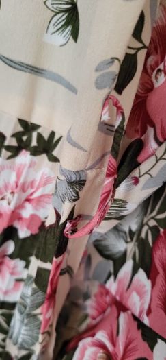 SHEIN floral pleated midi Sz L ( Fit 14-16UK)