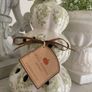 Beautiful Elegant ShabbyChic Autumn Halloween Decor stacked Pumpkins that can be taken out year after Year in beautiful  soft colours Image 2