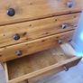 European redwood chest drawer 5 drawers Image 2