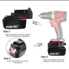 Battery Adapter Converter For Makita 18V Li-ion Battery To Milwaukee 18V ForMAKITA BL1860B/BL1860/BL1850B