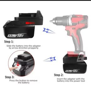 Battery Adapter Converter For Makita 18V Li-ion Battery To Milwaukee 18V ForMAKITA BL1860B/BL1860/BL1850B