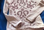 Sweatshirt with pattern on front