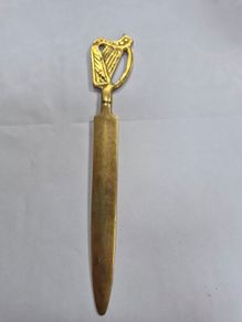 Vintage Solid Brass Letter Opener