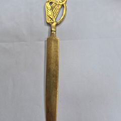Vintage Solid Brass Letter Opener