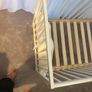 Baby cot bed with matress, leak proof and sheets, Baby Elegance 120 x 60cm, white Image 7