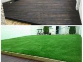 Artificial Grass for Slippery wooden Decking