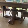 Oak Dining Table and 4 chairs Image 3