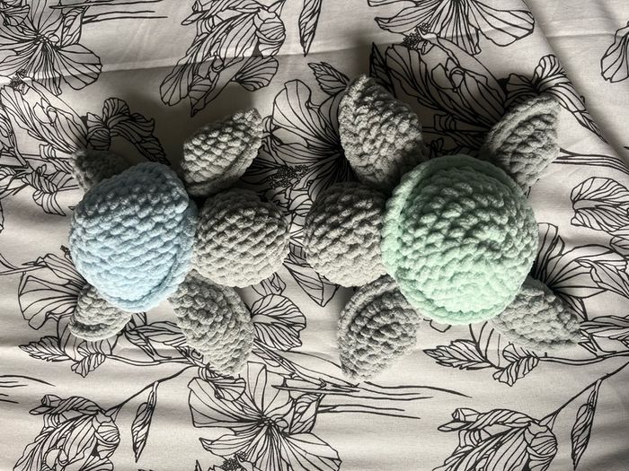 hand made crochet plush plushies
