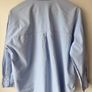Zara Oversized Light Blue Oxford Shirt Women Minimalist Relaxed Fit Blouse Image 5