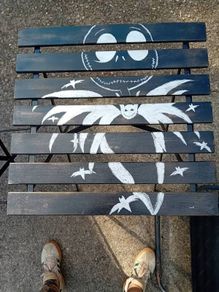 Nightmare before christmas bistro table