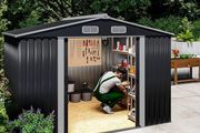 XL Metal Garden Shed with metal  Foundation FREE DELIVERY