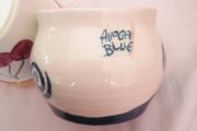 Bud vase Avoca blue Pottery x 2