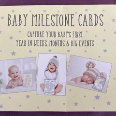 Baby Milestone cards