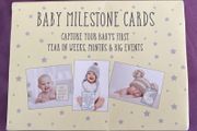 Baby milestone cards