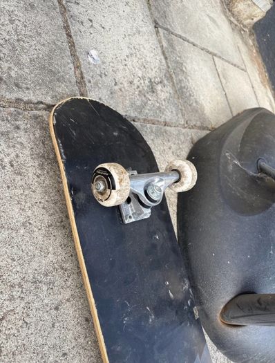 Black rampage skateboard