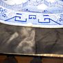 Very Large Antique Blue and White Food Serving Platter, Image 2