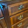Beautiful Chippendale Style Display ( 2 piece) Cabinet- Almost new condition Image 9