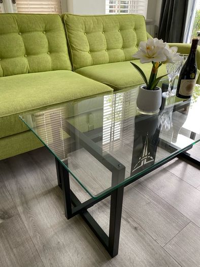 Glass Top Coffee Table and matching Side table