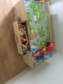 Wooden train tracks