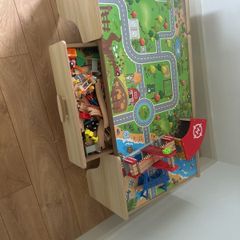 Wooden train tracks